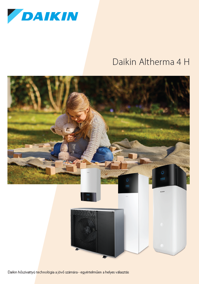 Daikin Altherma 4H termékkatalógus